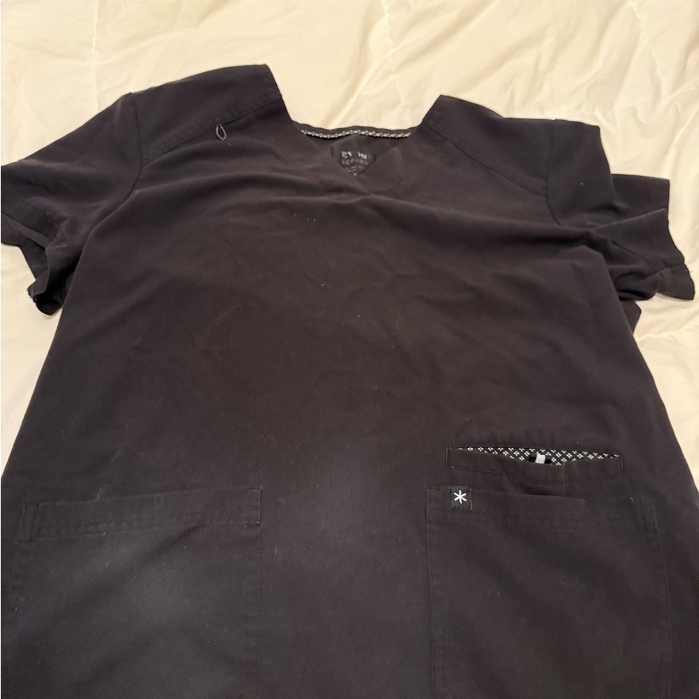 Classic Black Short Sleeve Women's Top